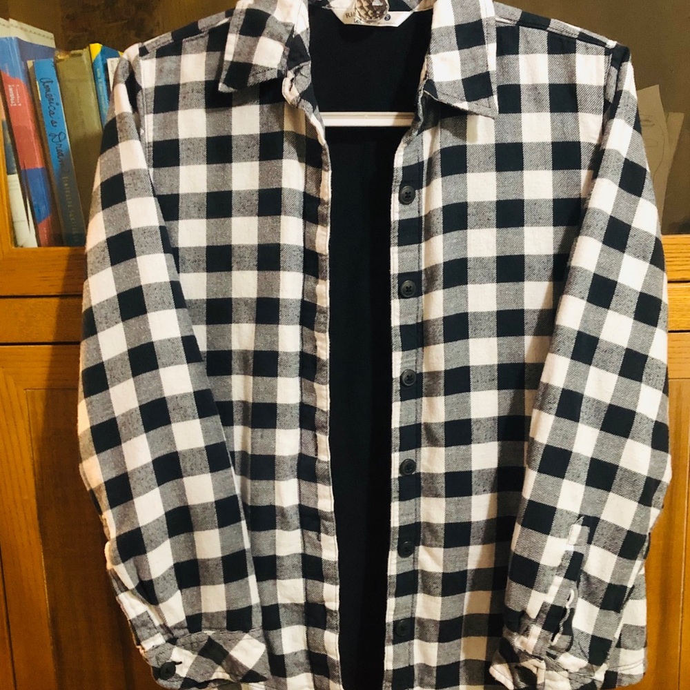 Flannel sweater